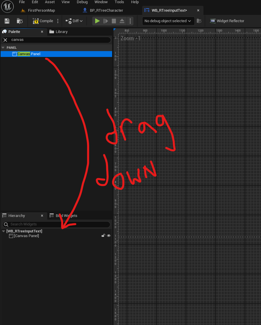DragCanvasDown
